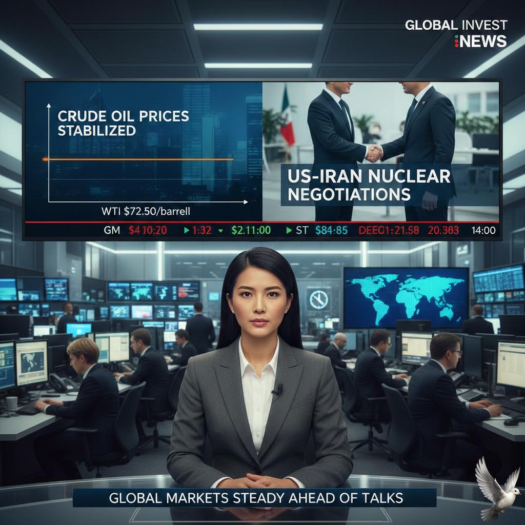 Crude Oil Prices Stabilize Before US-Iran Nuclear Negotiations