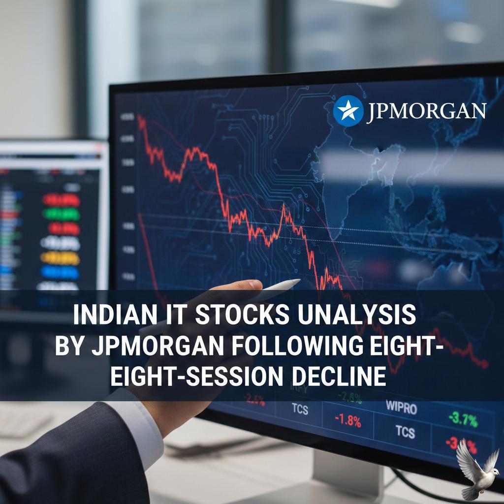Indian IT Stocks Under Analysis by JPMorgan Following Eight-Session Decline