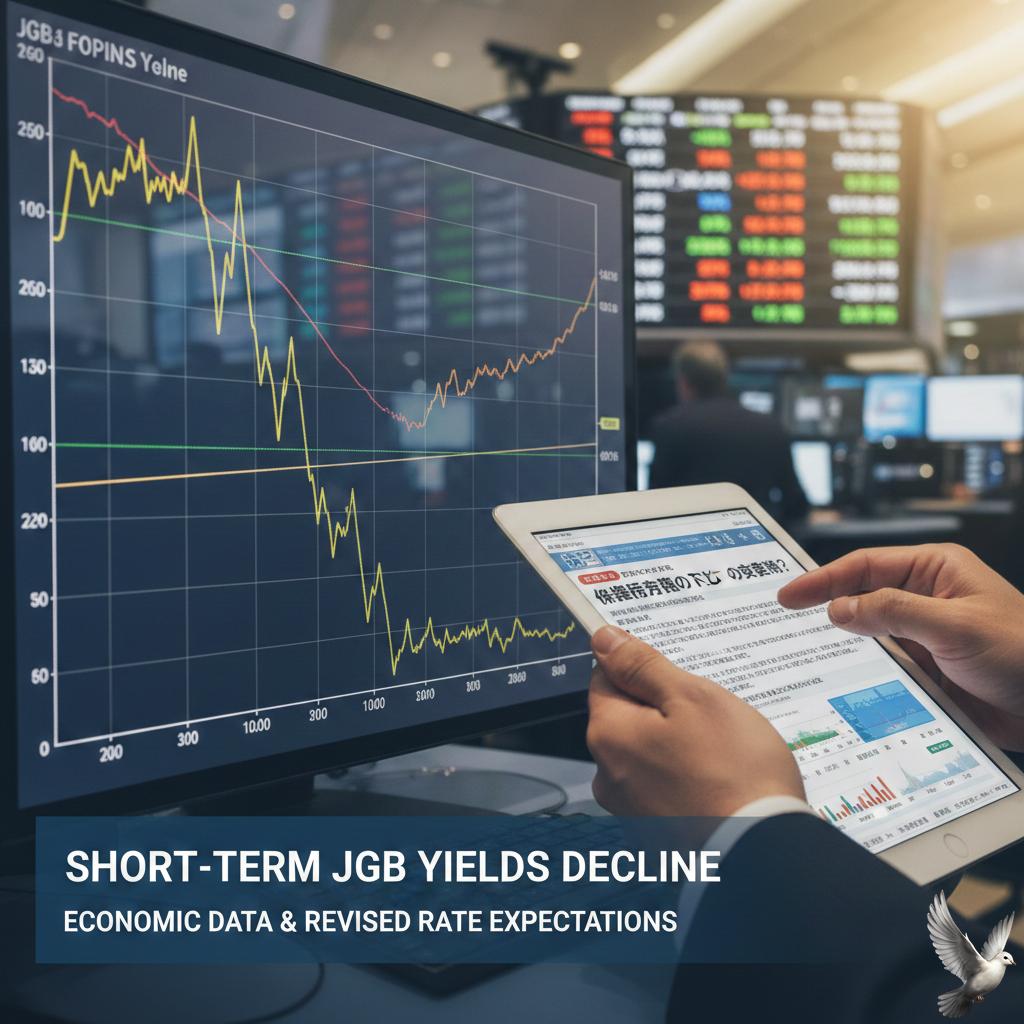 Short-Term JGB Yields Decline Following Economic Data and Revised Rate Expectations