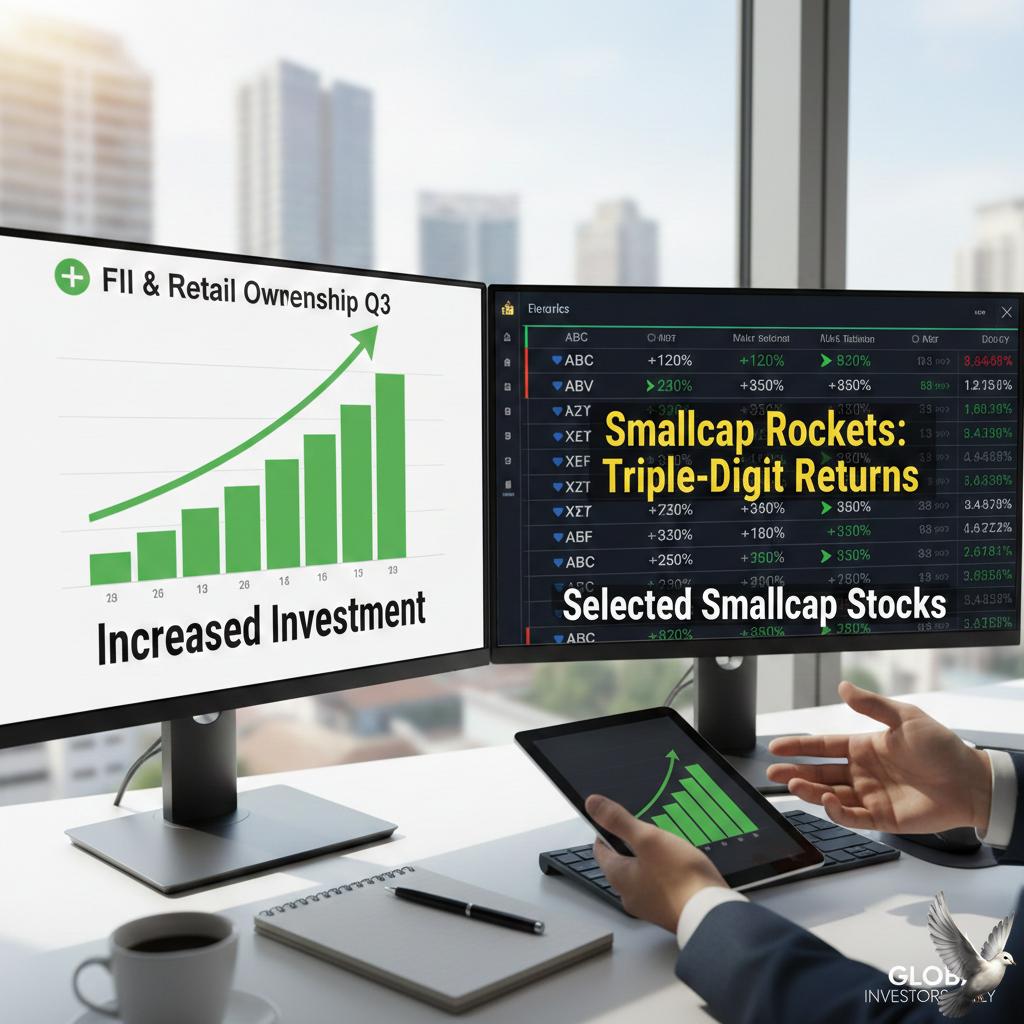 **FII and Retail Ownership Increases in Q3 as Selected Smallcap Stocks Deliver Triple-Digit Returns**