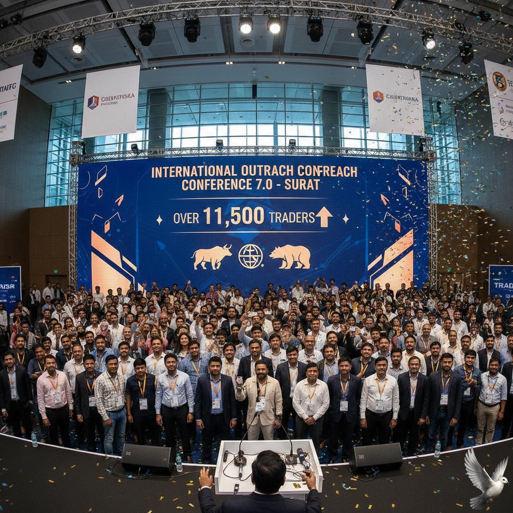 Over 11,500 Traders Attend International Outreach Conference 7.0 in Surat