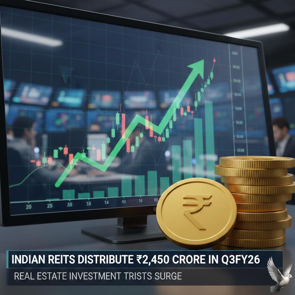 Indian REITs Distribute ₹2,450 Crore in Q3FY26