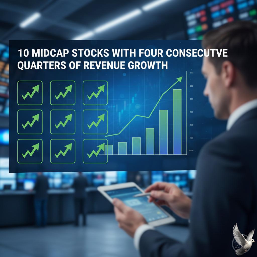 10 Midcap Stocks with Four Consecutive Quarters of Revenue Growth