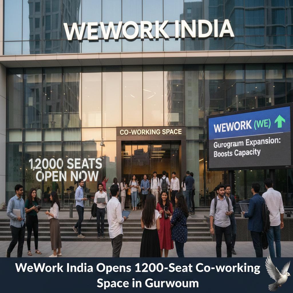 WeWork India Opens 1,200-Seat Co-working Space in Gurugram