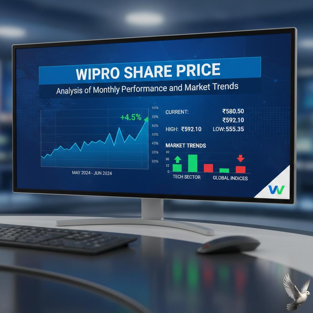 Wipro share price: Analysis of monthly performance and market trends