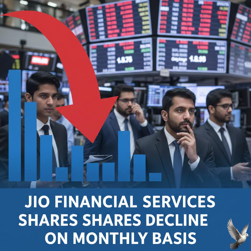 Jio Financial Services Shares Decline on Monthly Basis
