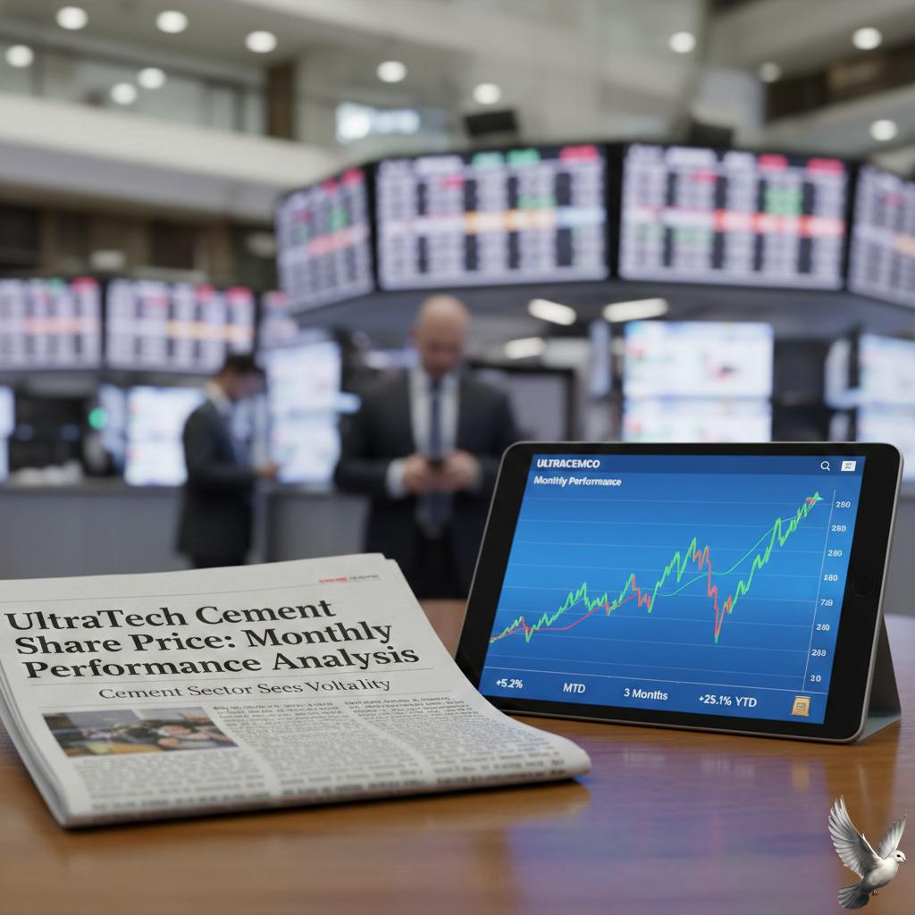 **UltraTech Cement Share Price: Monthly Performance Analysis**