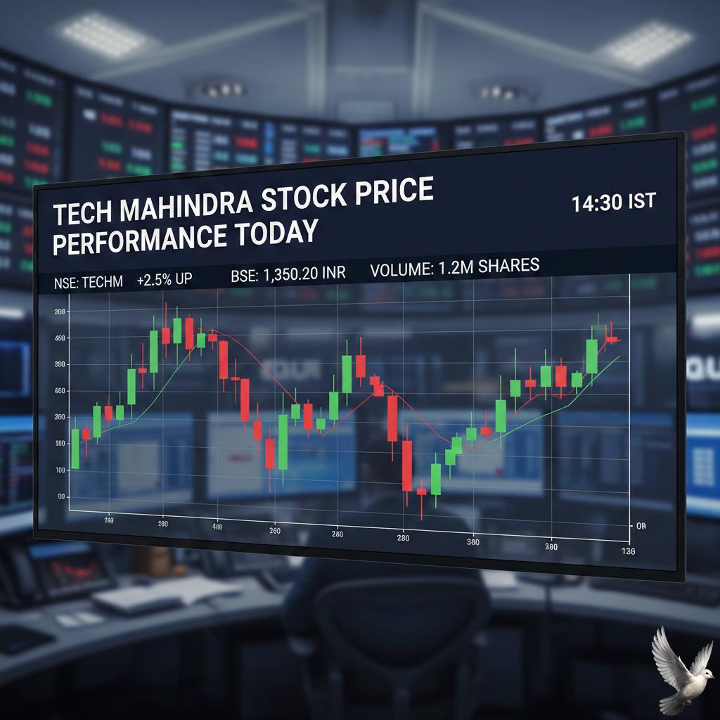 Tech Mahindra Stock Price Performance Today