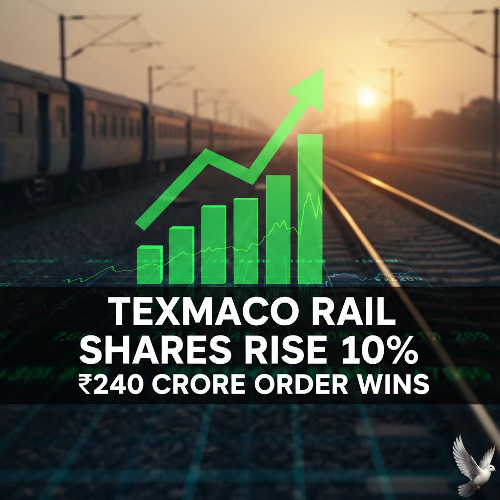Texmaco Rail Shares Rise 10% Following ₹240 Crore Order Wins