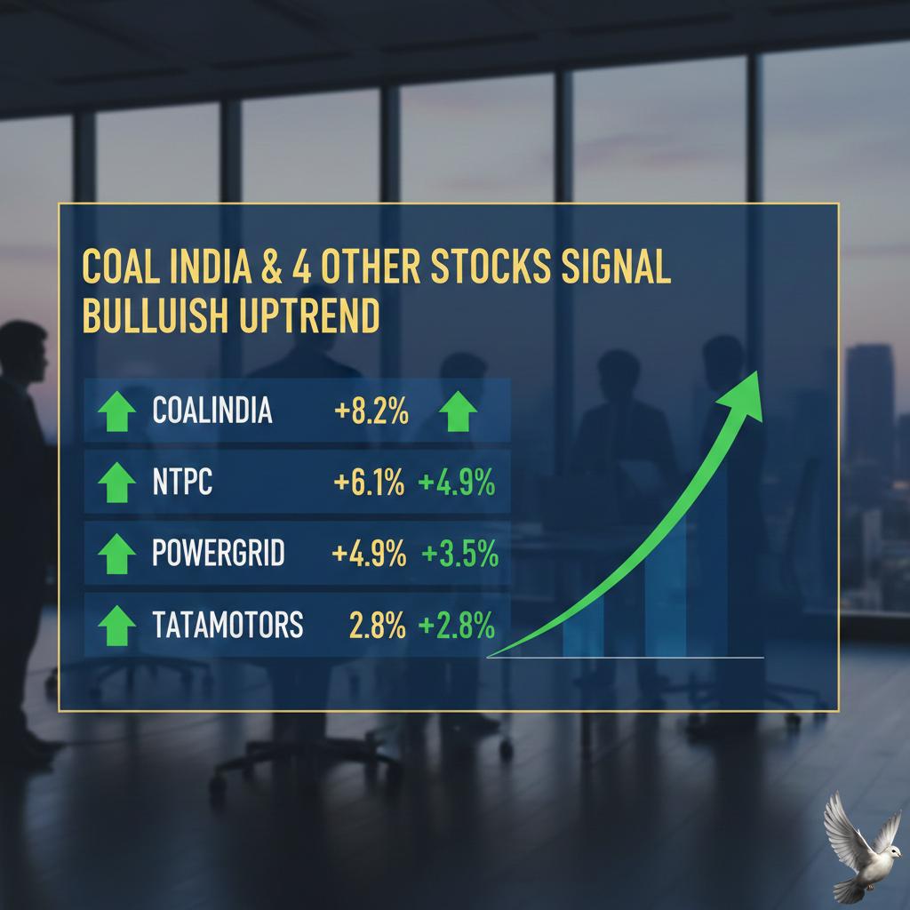 Coal India and Four Other Stocks Signal Potential Bullish Uptrend