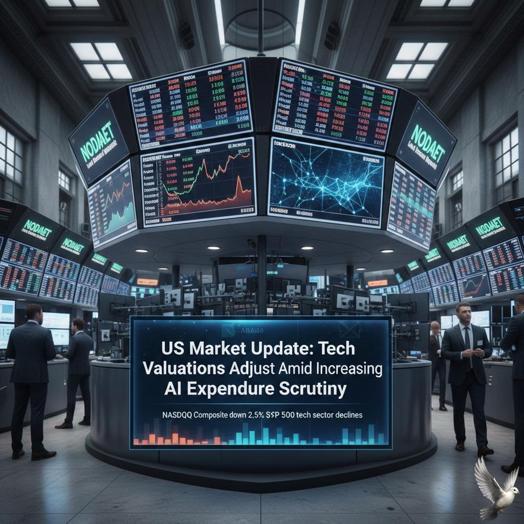 US Market Update: Tech Valuations Adjust Amid Increasing AI Expenditure Scrutiny