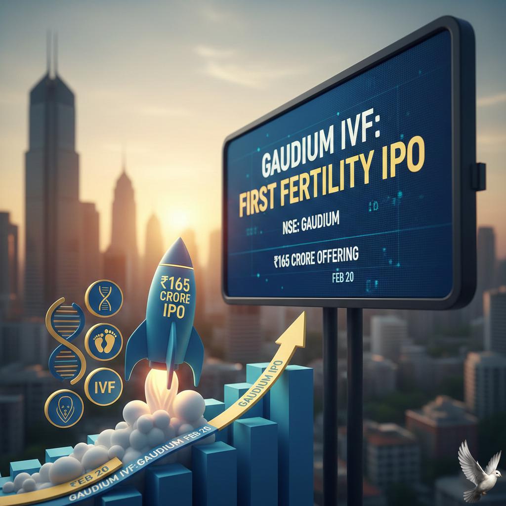 Gaudium IVF to Launch ₹165 Crore IPO on February 20 as First Fertility Sector Listing