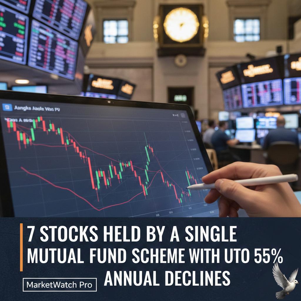 7 Stocks Held by a Single Mutual Fund Scheme With Up to 55% Annual Declines