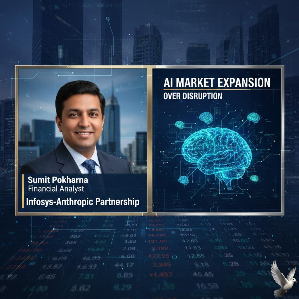 Sumit Pokharna: Infosys-Anthropic Partnership Indicates AI Market Expansion Over Disruption