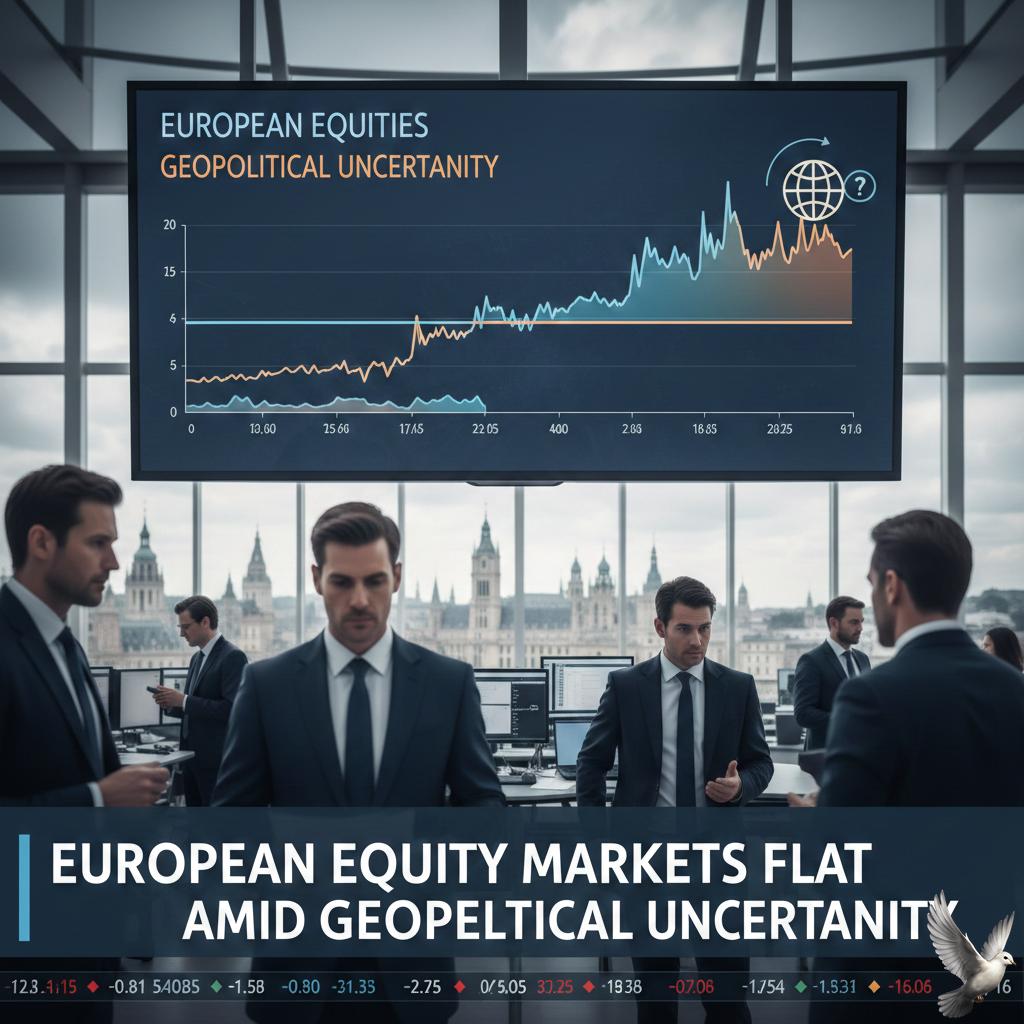 European Equity Markets Flat Amid Geopolitical Uncertainty