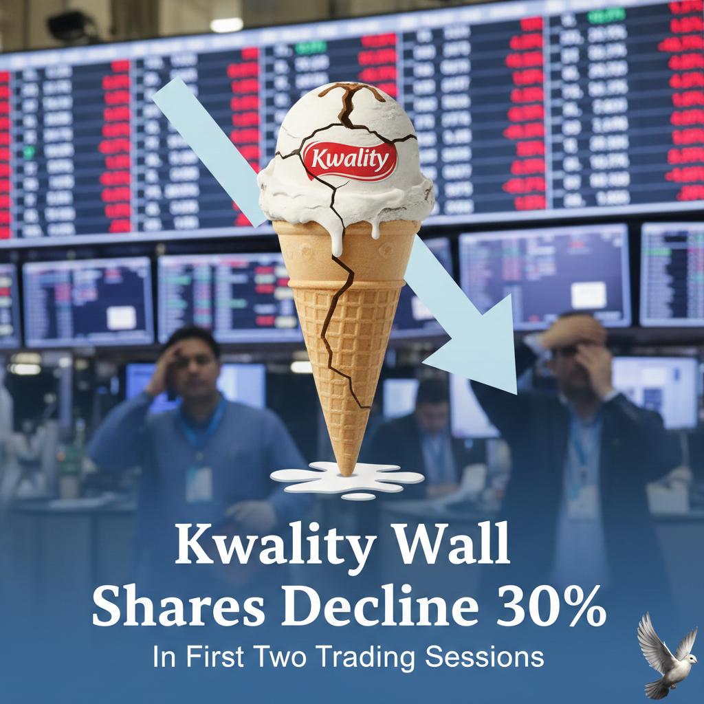 Kwality Wall Shares Decline 30% in First Two Trading Sessions