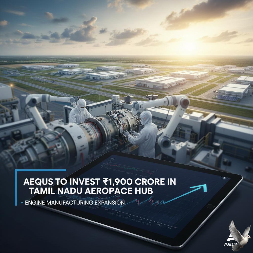 Aequs to Invest ₹1,900 Crore in Tamil Nadu Aerospace Hub for Engine Manufacturing Expansion