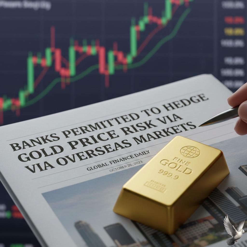 Banks Permitted to Hedge Gold Price Risk via Overseas Markets