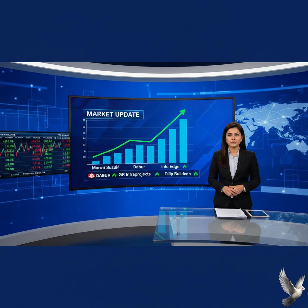 Market Update: Maruti Suzuki, Dabur, Info Edge, GR Infraprojects, and Dilip Buildcon in Focus