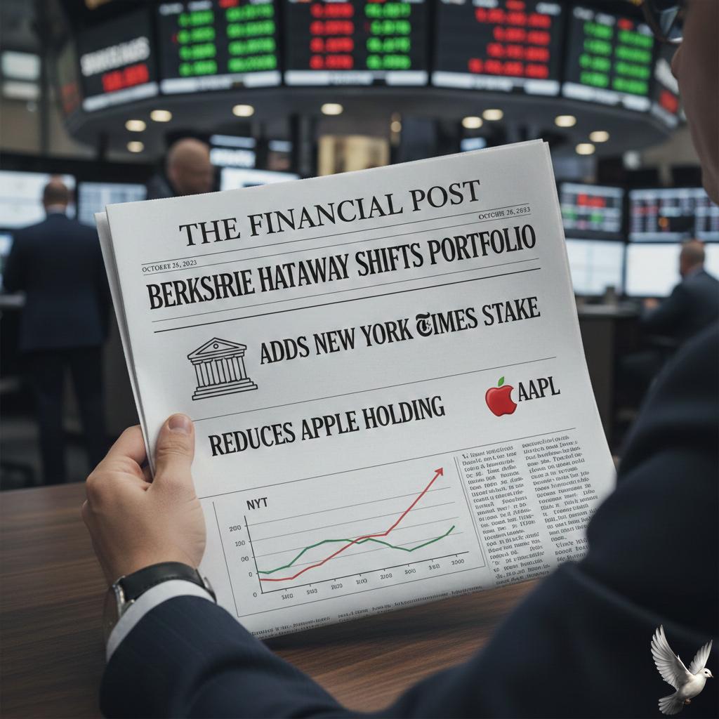 Berkshire Hathaway Adds New York Times Stake, Reduces Apple Holding