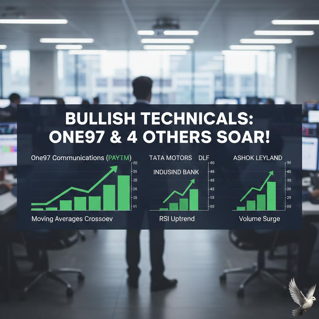 One97 Communications and Four Other Stocks Show Bullish Technical Indicators