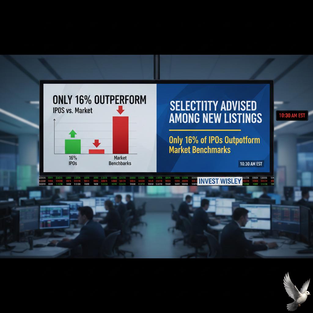 Only 16% of IPOs Outperform Market Benchmarks; Selectivity Advised Among New Listings
