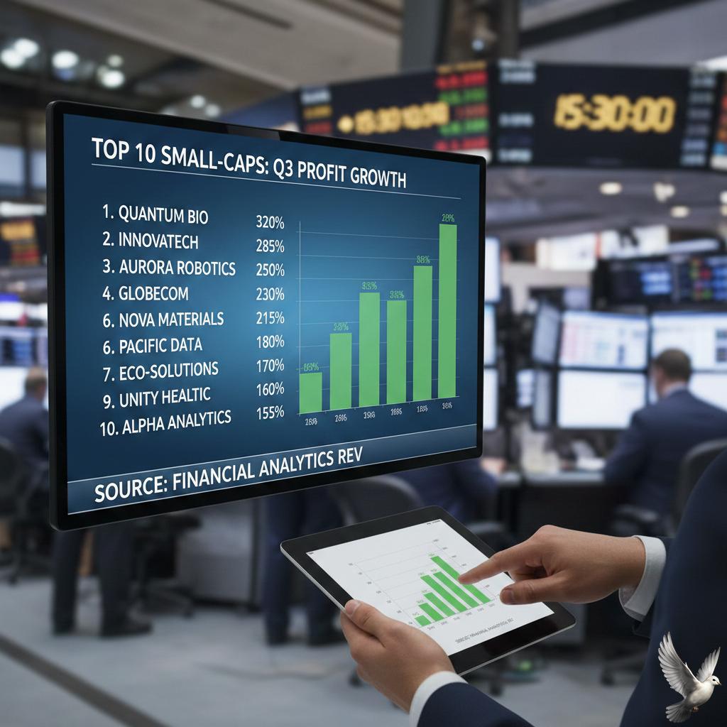 Ten Small-Cap Stocks Reporting Highest Year-on-Year Profit Growth for Q3
