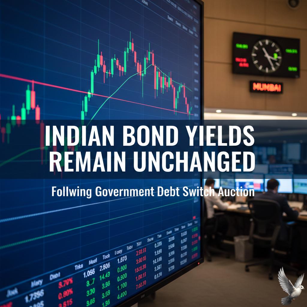 Indian Bond Yields Remain Unchanged Following Government Debt Switch Auction