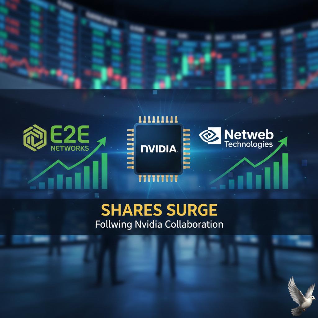 E2E Networks and Netweb Tech Shares Surge Following Nvidia Collaboration
