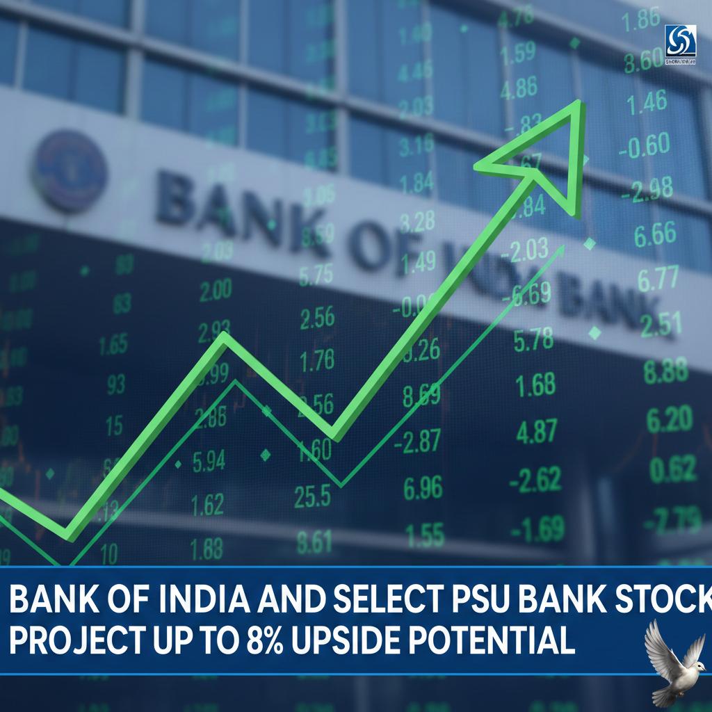 Bank of India and Select PSU Bank Stocks Project Up to 8% Upside Potential