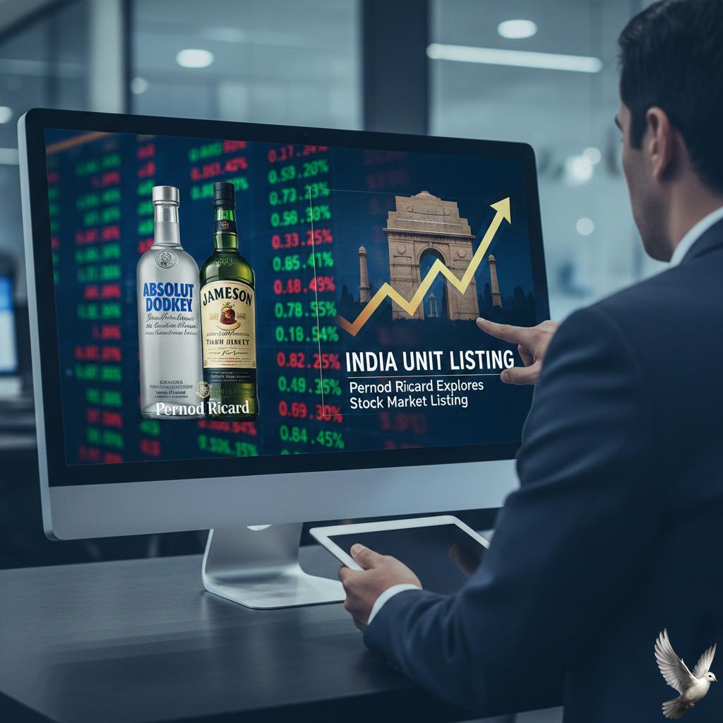 Pernod Ricard Explores Stock Market Listing for India Unit