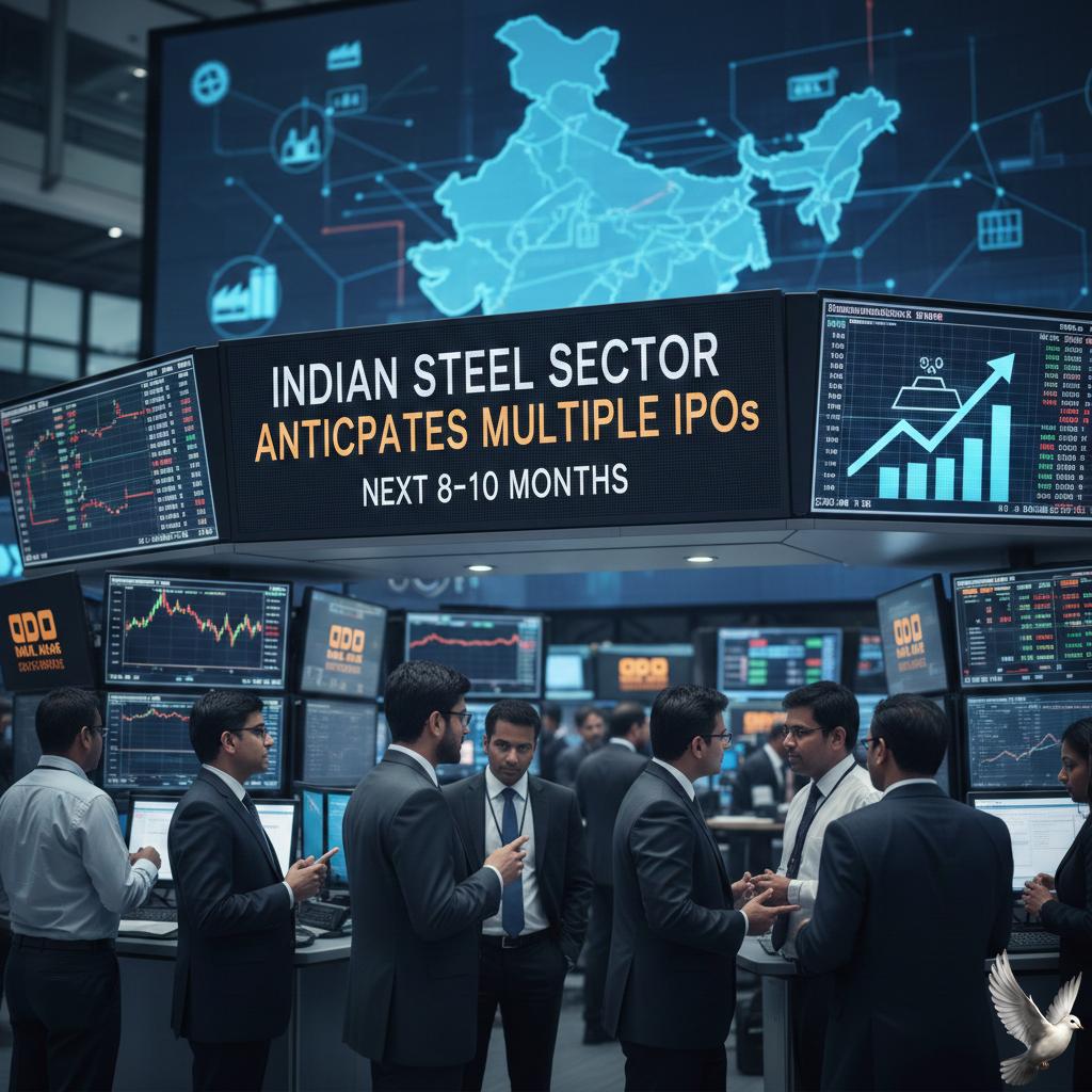 **Indian Steel Sector Anticipates Multiple IPOs Over the Next Eight to Ten Months**
