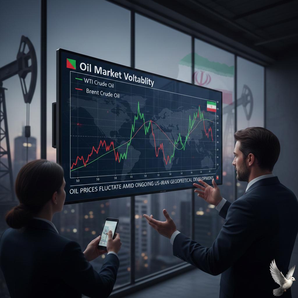 **Oil prices fluctuate amid ongoing US-Iran geopolitical developments**