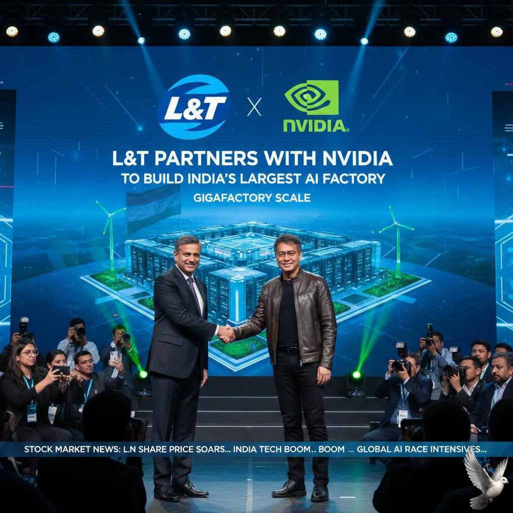 L&T Partners with Nvidia to Build India’s Largest Gigawatt-Scale AI Factory