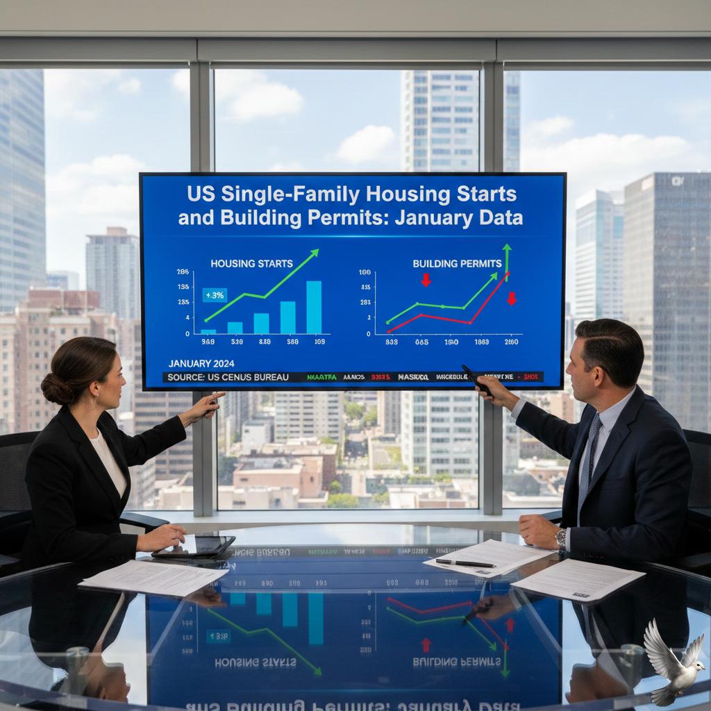 US Single-Family Housing Starts and Building Permits: January Data