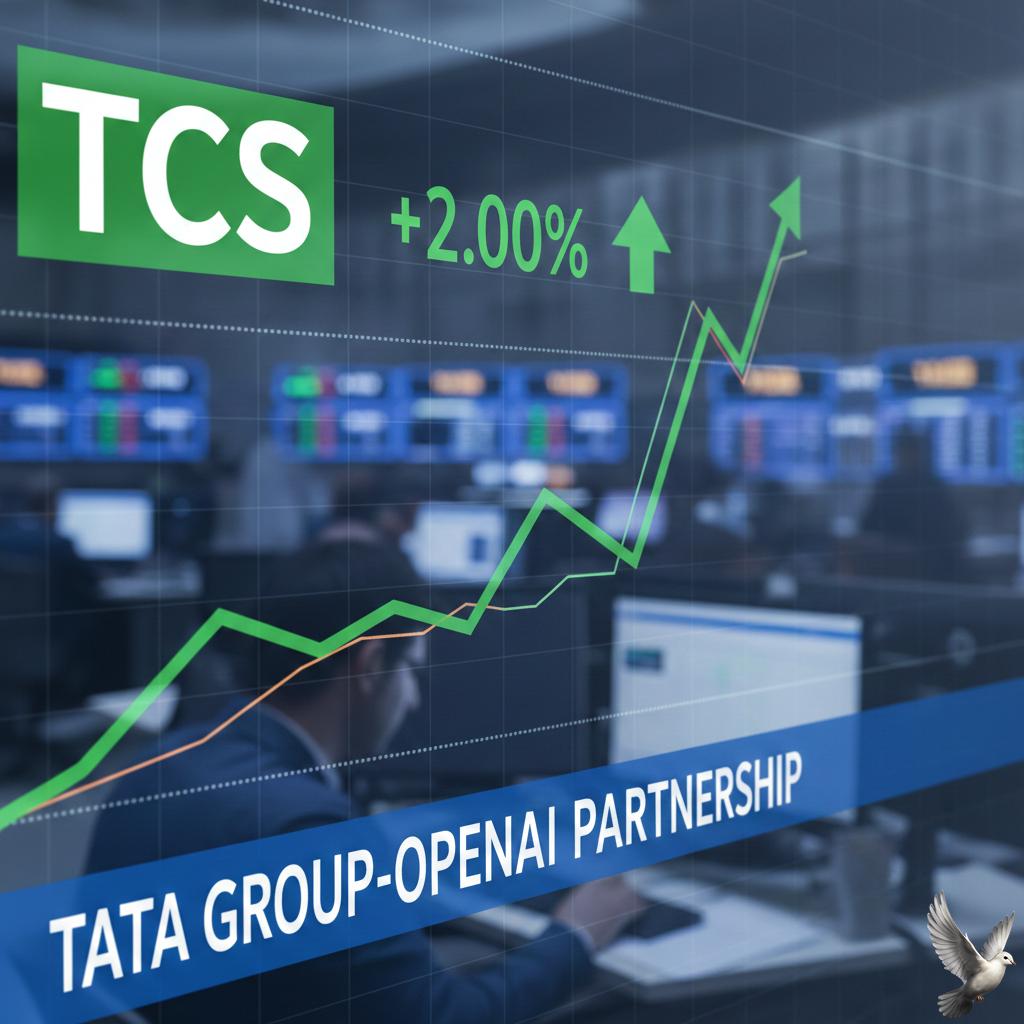 TCS Shares Rise 2% Following Tata Group-OpenAI Partnership