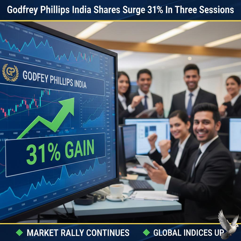 Godfrey Phillips India Shares Rise 31% Over Three Sessions Amid Market Rally