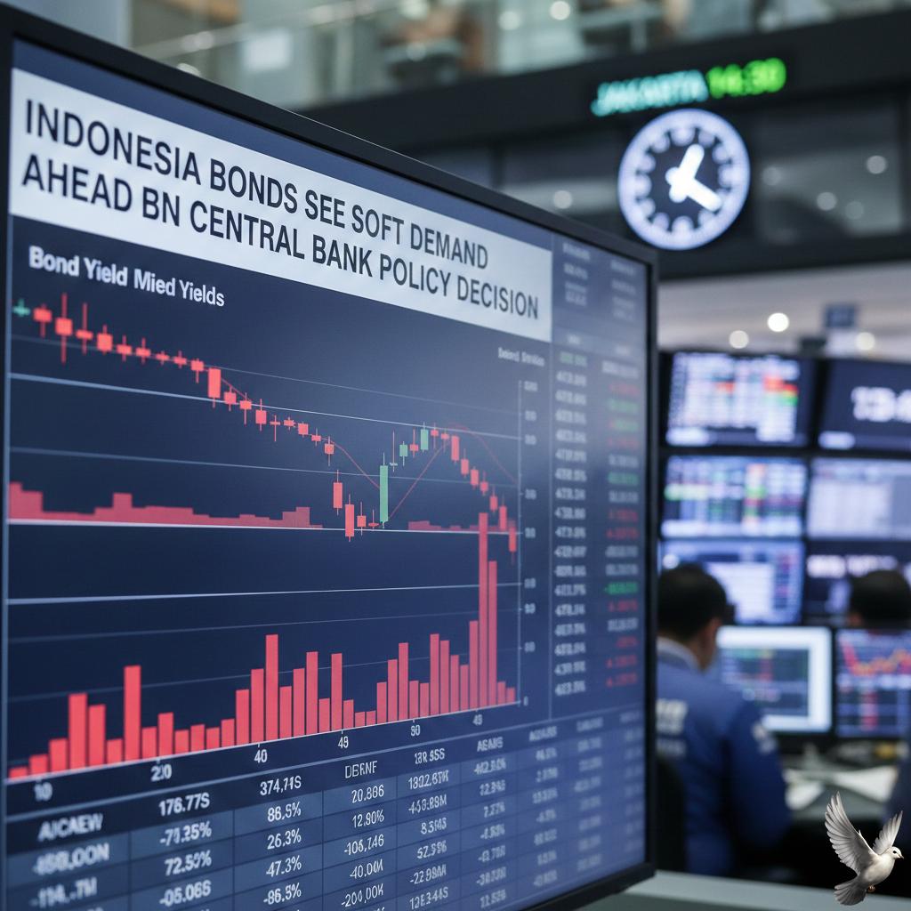 Indonesia Bonds See Soft Demand Ahead of Central Bank Policy Decision