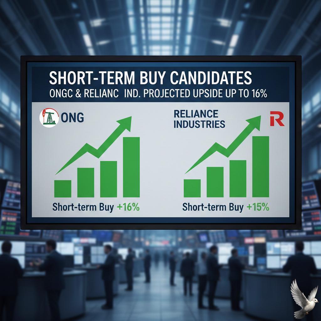 ONGC and One Other Stock Identified as Short-term Buy Candidates with Projected Upside of up to 16%