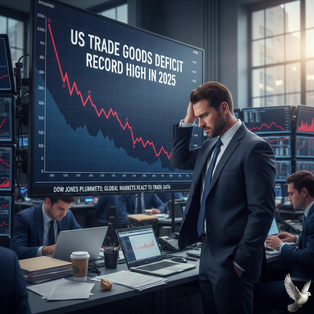 US Trade Goods Deficit Reached Record High in 2025