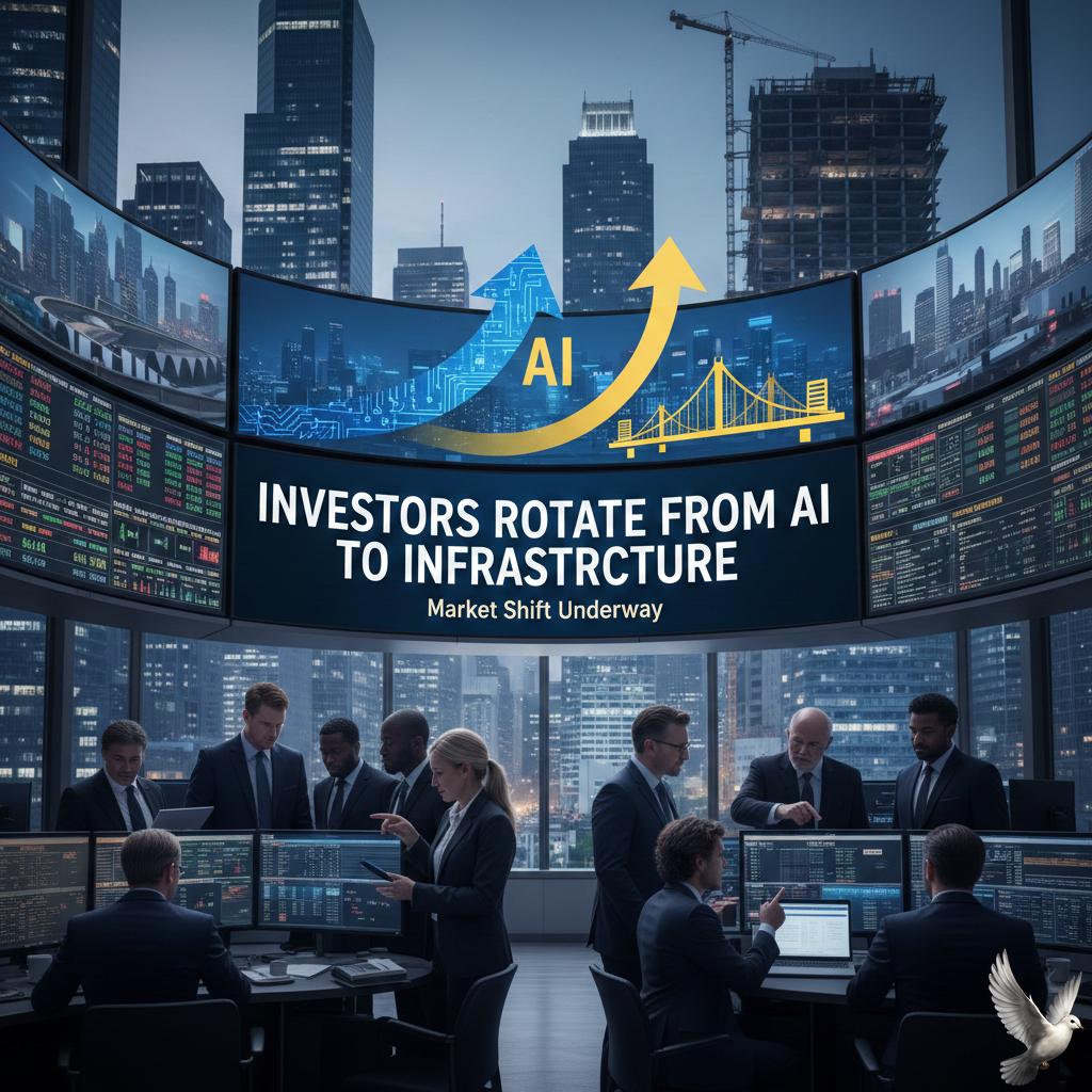 Investors Rotate From AI to Infrastructure Amid Market Shift