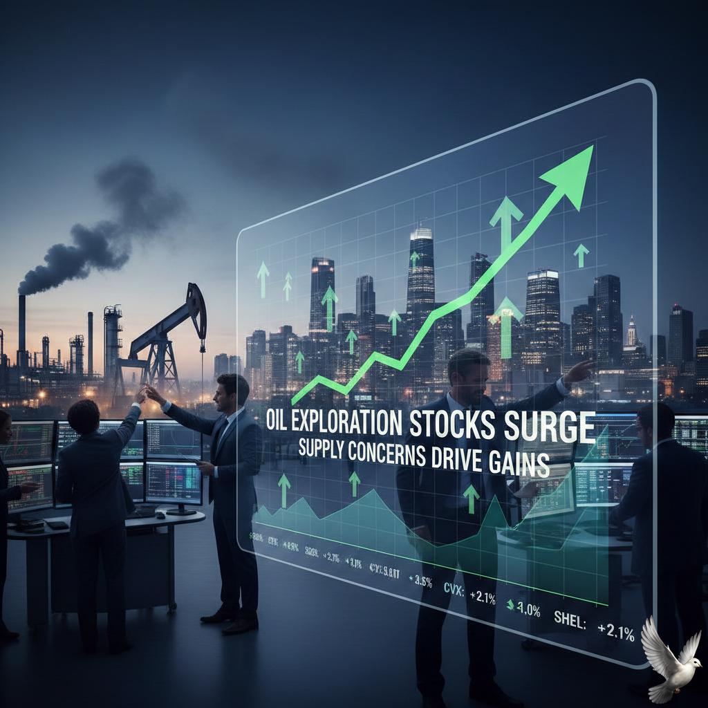 Oil Exploration Stocks Rise Amid Supply Concerns