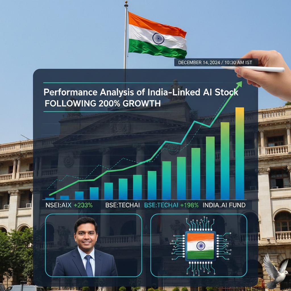 Performance Analysis of India-Linked AI Stock Following 200% Growth