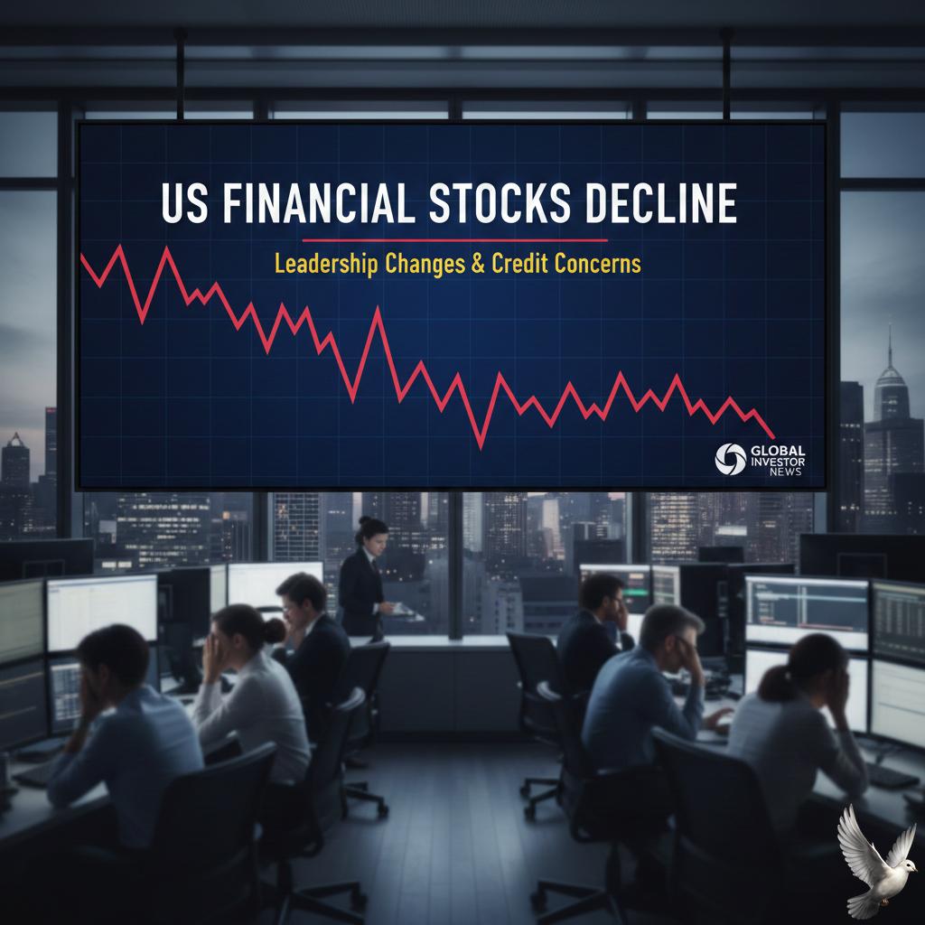 US Financial Stocks Decline Amid Leadership Changes and Credit Concerns