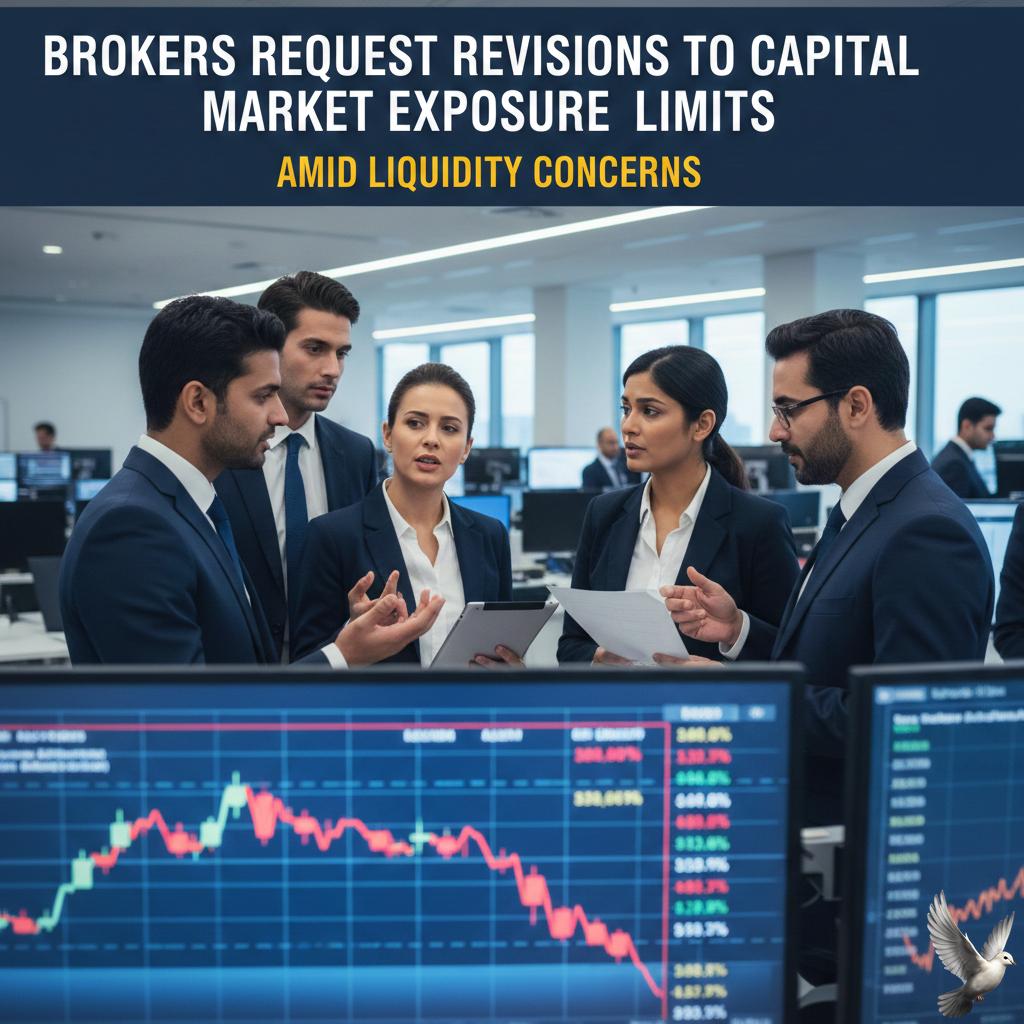 Brokers Request Revisions to Capital Market Exposure Limits Amid Liquidity Concerns