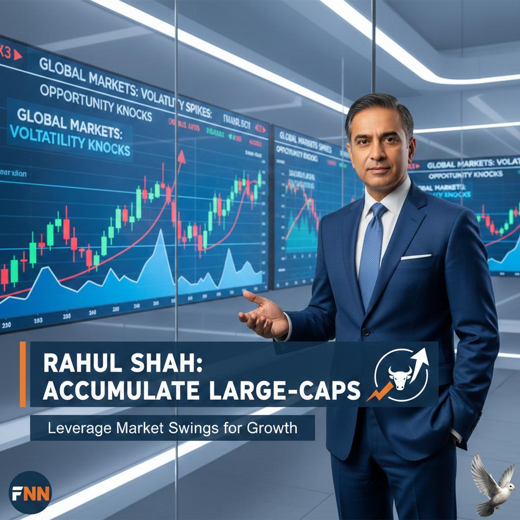 Rahul Shah Advises Using Market Volatility to Accumulate Large-Cap Stocks