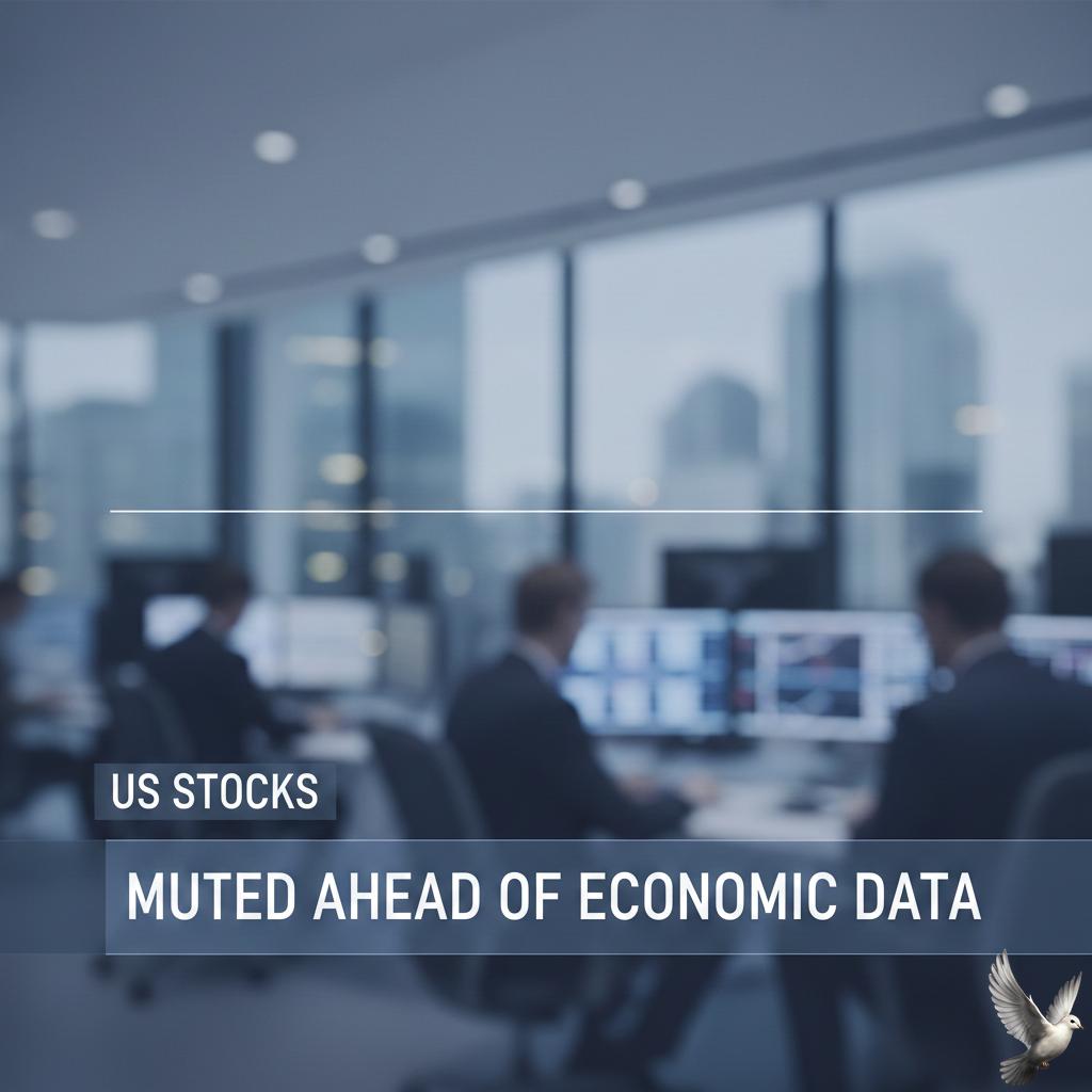 US Stocks Muted Ahead of Economic Data
