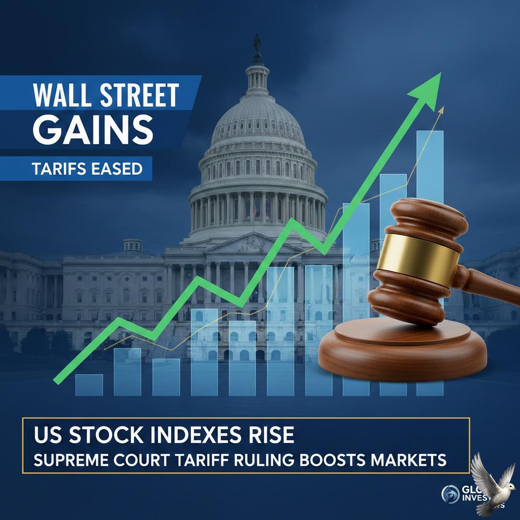 US Stock Indexes Rise Following Supreme Court Ruling on Tariffs