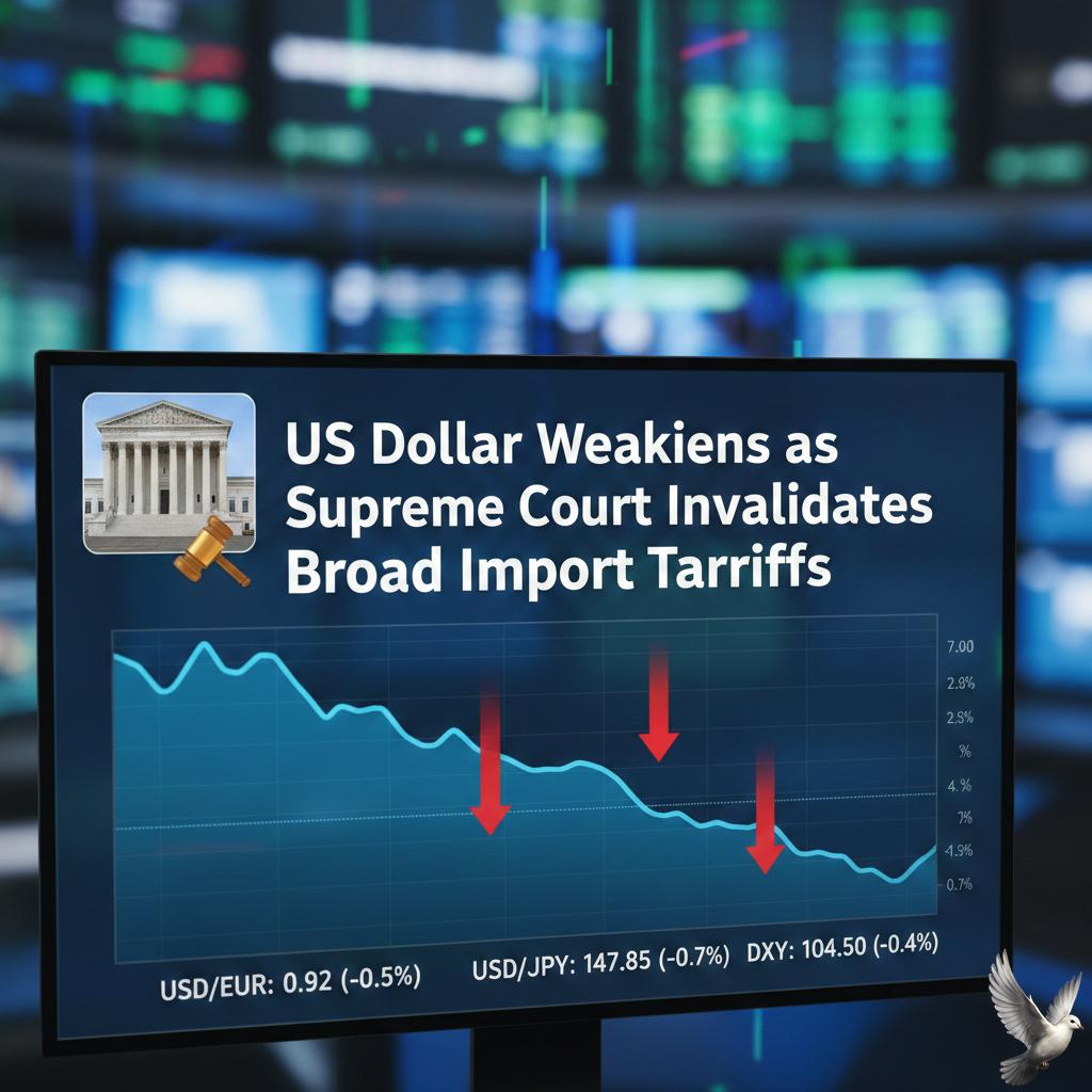 US Dollar Weakens as Supreme Court Invalidates Broad Import Tariffs