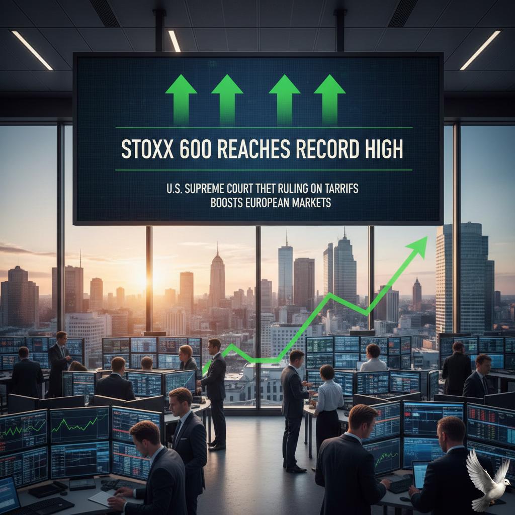 STOXX 600 Reaches Record High Following U.S. Supreme Court Ruling on Tariffs